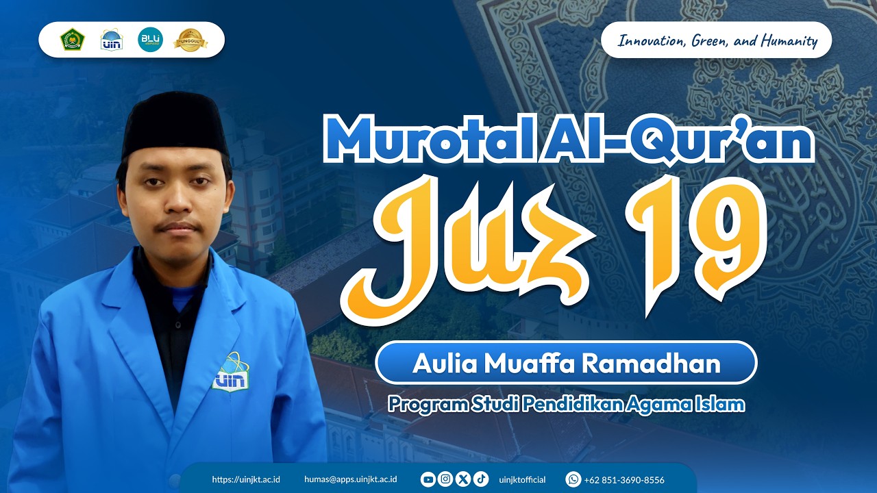 Murottal Al-Qur’an Juz 19 Full | One Day One Juz | Aulia Muaffa Ramadhan