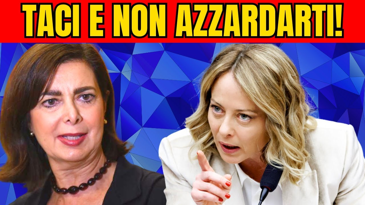 Altro che Scuse! Meloni ASFALTA la Boldrini e il PD Resta Senza Parole!
