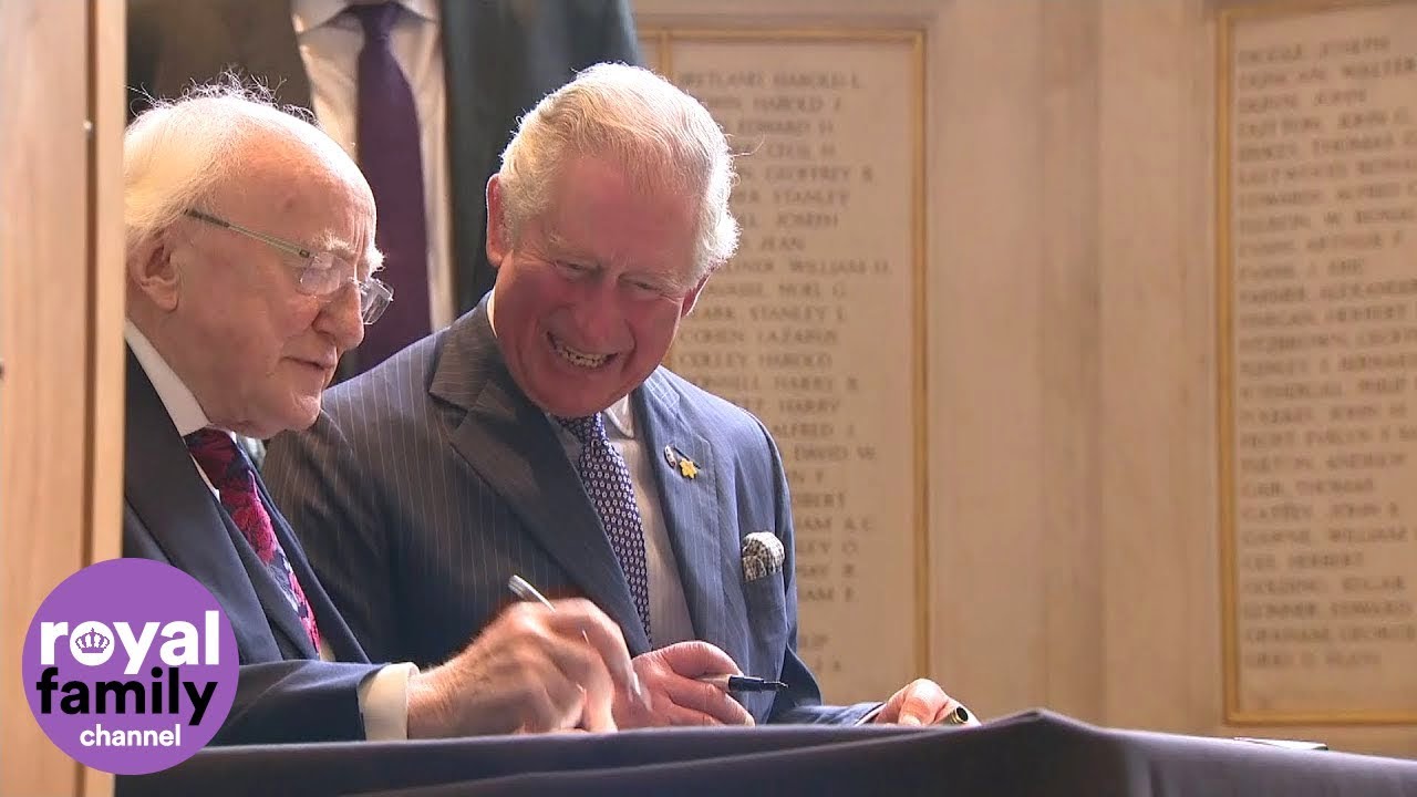 Charles and Camilla join Irish president for Liverpool visit