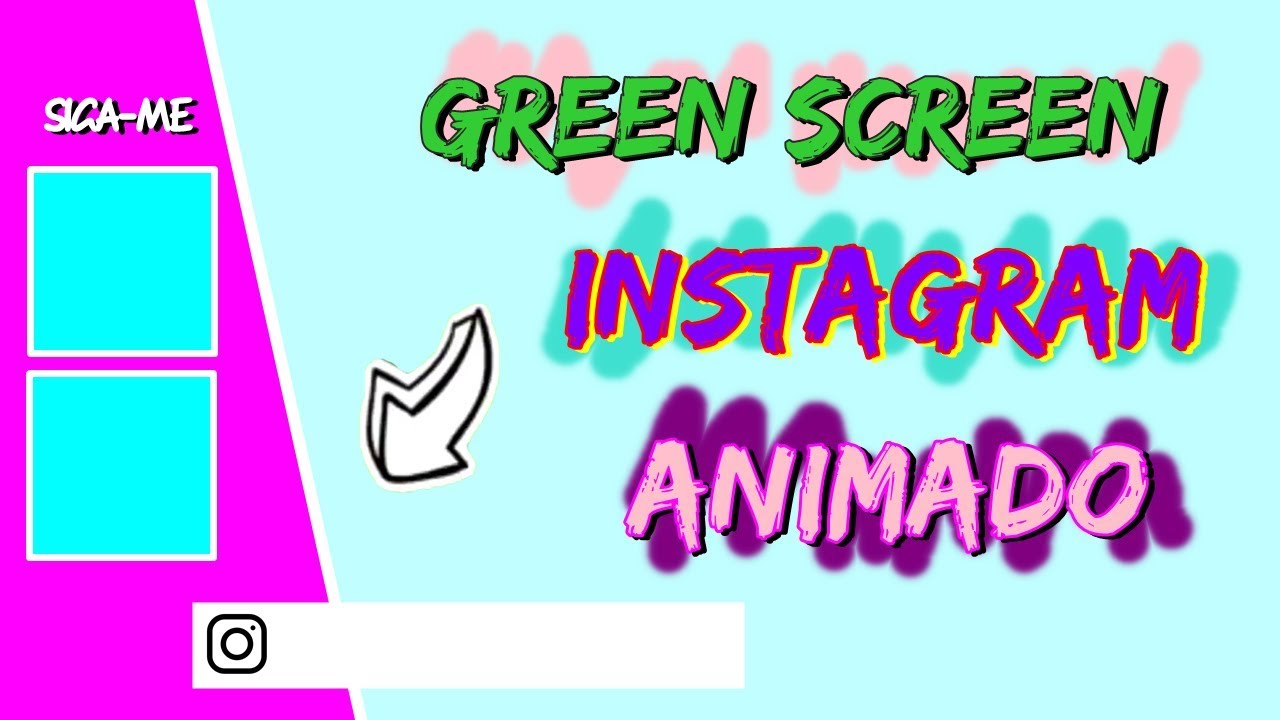 REDE SOCIAL INSTAGRAM GREEN SCREEN