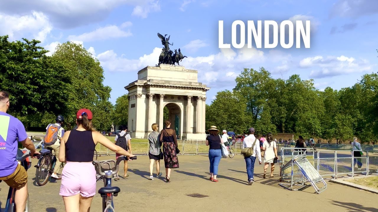 Walking London Wellington Arch, Piccadilly & Mayfair | London Walking tour 4K