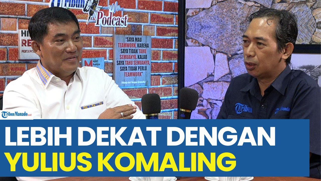 Lebih Dekat dekat Yulius Selvanus Komaling, Bakal Calon Gubernur Sulawesi Utara #tribunposcast