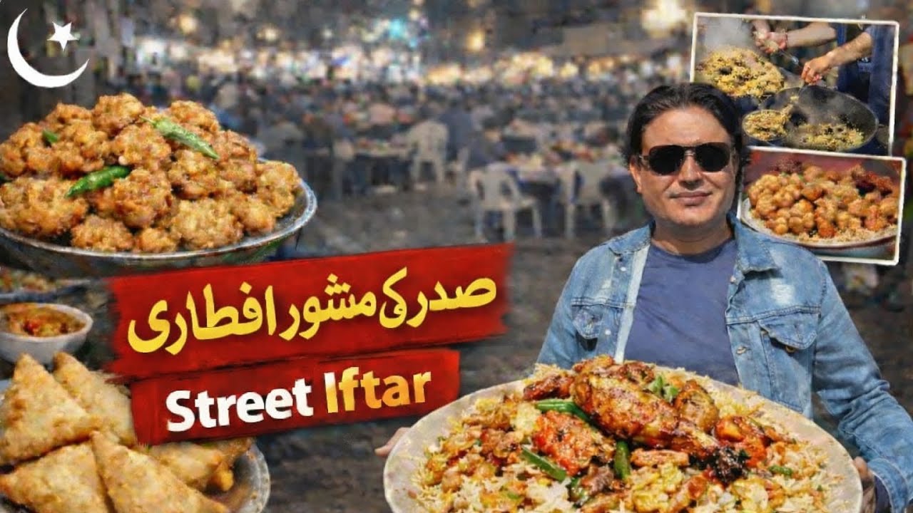 Saddar Street Iftar Karachi || Cheap & Delicious Iftar Market || Biryani Samosa Pakora by Akram khan