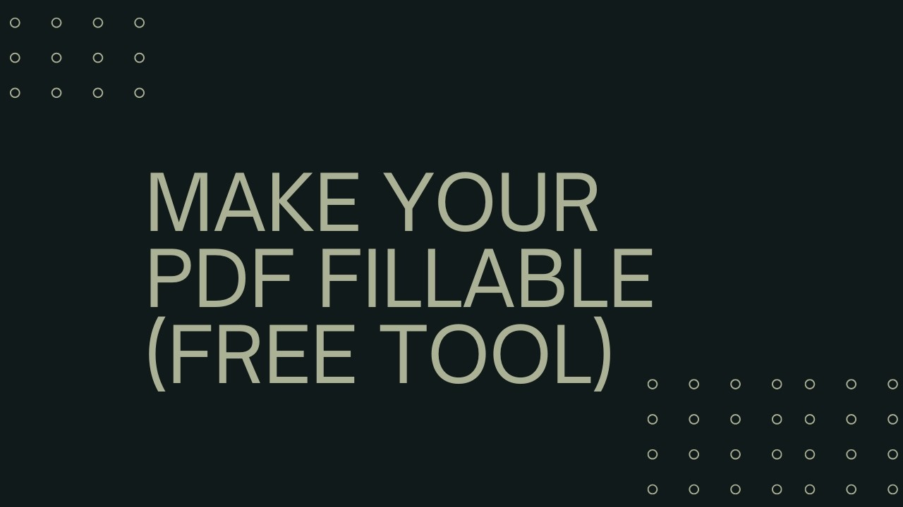 How to Make a Canva Template Fillable with Sejda PDF Editor (Free Tool!)
