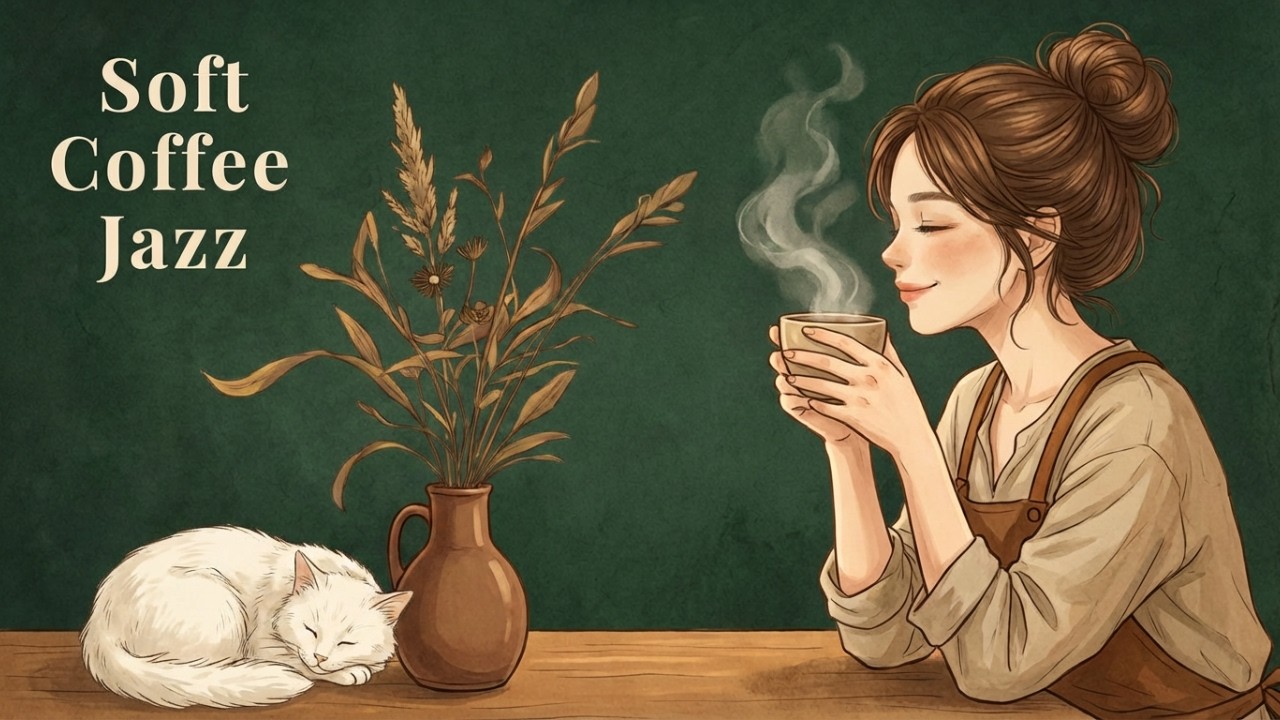 JUST A GOOD DAY JAZZ ☕ Warm Caf&eacute; Swing | Gentle 1940s Background Music