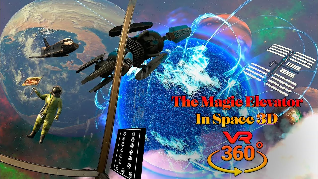 Волшебный лифт - В Космосе 3D VR 360&deg;