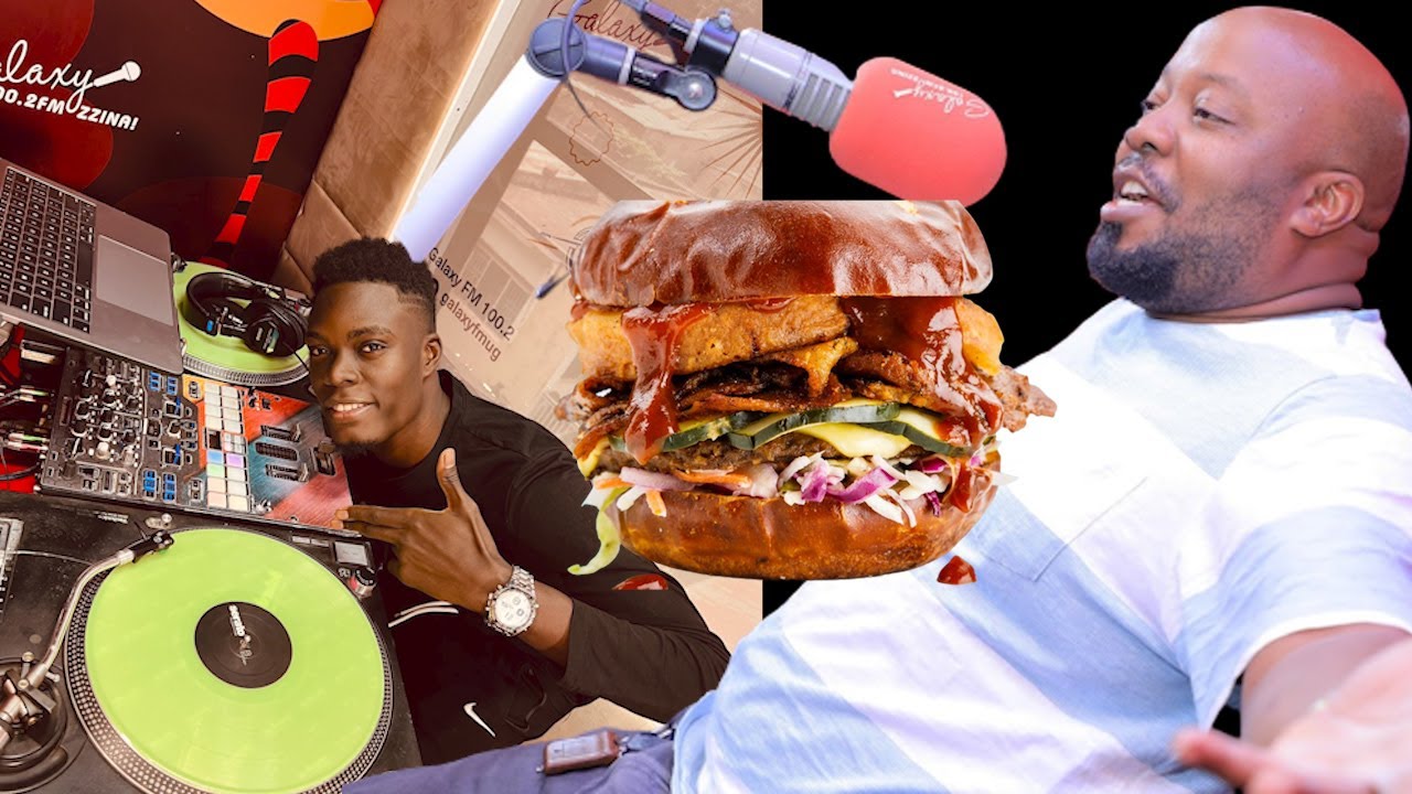 Dj Nimrod and dj Harold in Xmas food battle.