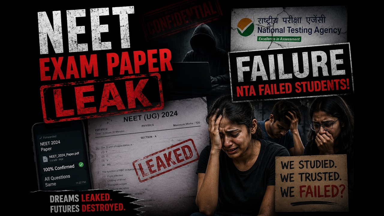 NEET Paper Leak EXPOSED? | Students Broken, Trust Destroyed | NTA Under Fire
