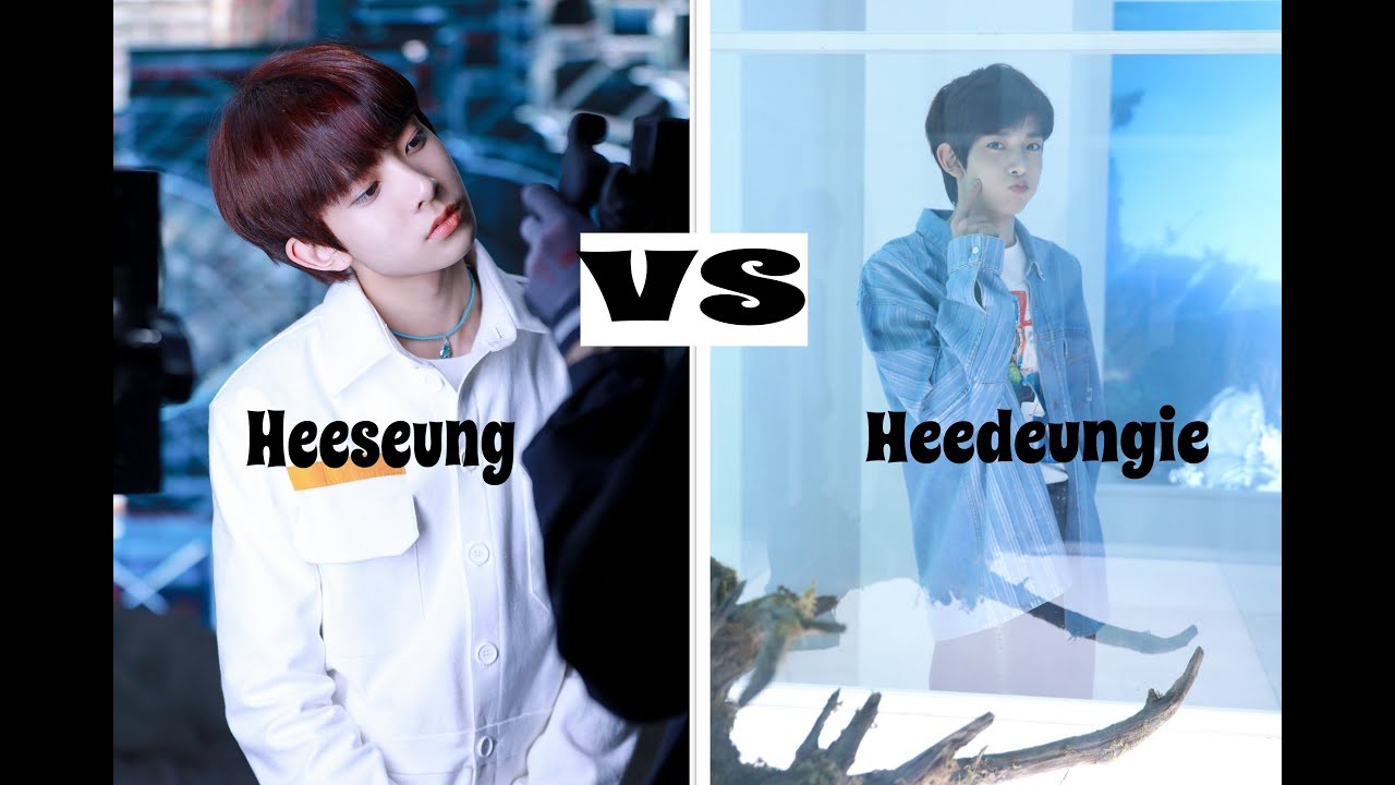 Enhypen Heeseung vs. Heedeungie = completely different persons