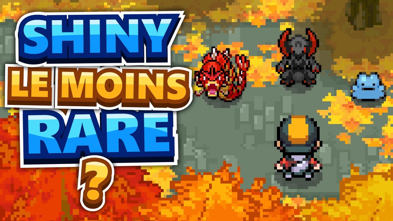 QUEL est le POKÉMON SHINY le MOINS RARE dans CHAQUE JEU ?