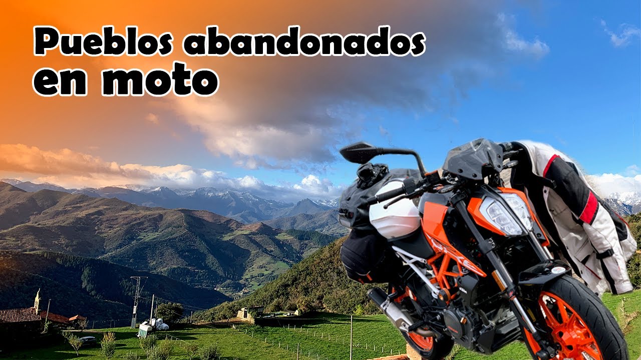 PUEBLOS ABANDONADOS EN MOTO | Asturias Yernes y Tameza | Historia de la despoblación