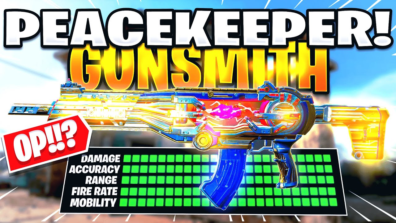 PEACEKEEPER Gunsmith HIGH DAMAGE + NO RECOIL | PEACEKEEPER Attachments | PEACEKEEPER MK2 Loadout!