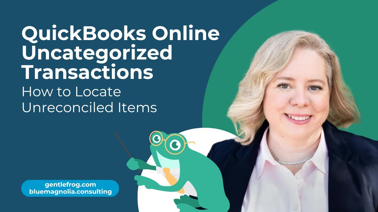 QuickBooks Online Uncategorized Transactions Как найти несогласованные элементы