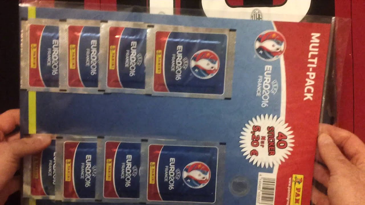 PANINI EURO 2016 - STICKERS MULTIPACK - NOWOSC