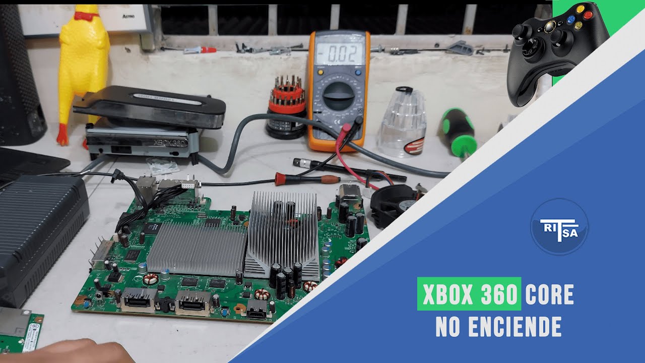 XBOX 360 - NO ENCIENDE | ¿problemas de fuente o motherboard?