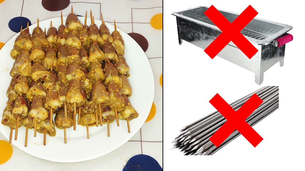Without Seekh How To Make Chicken Heart Seekh Kabab Recipe | Ramadan Special