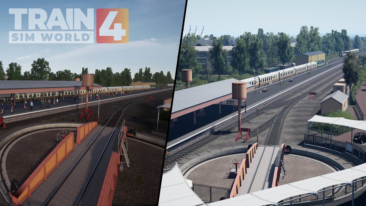 West Somerset Railway Remastered COMPARISON Train SIm World 4