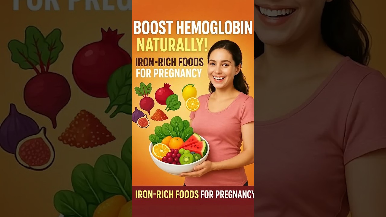 Boost Hemoglobin in Pregnancy Naturally | Iron-Rich Foods Every Mom-To-Be Must Eat!