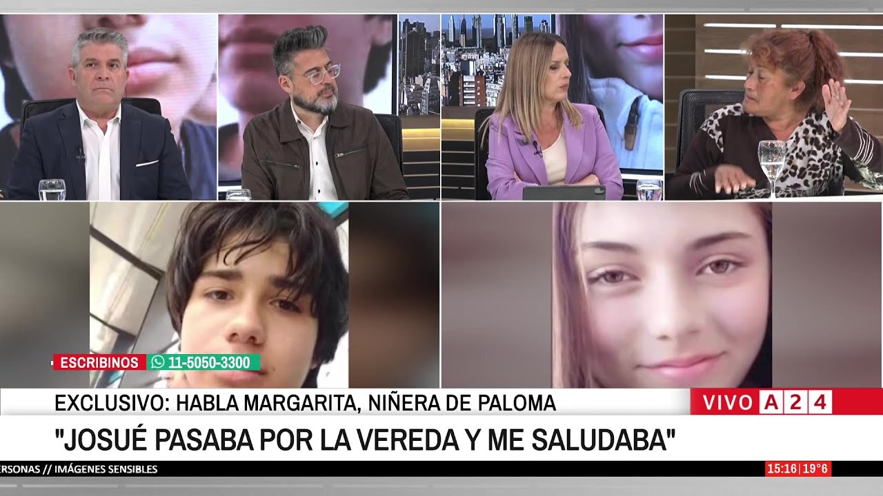 🚨 EXCLUSIVO ASESINATO DE PALOMA Y JOSUÉ: HABLA MARGARITA, NIÑERA DE LA JOVEN