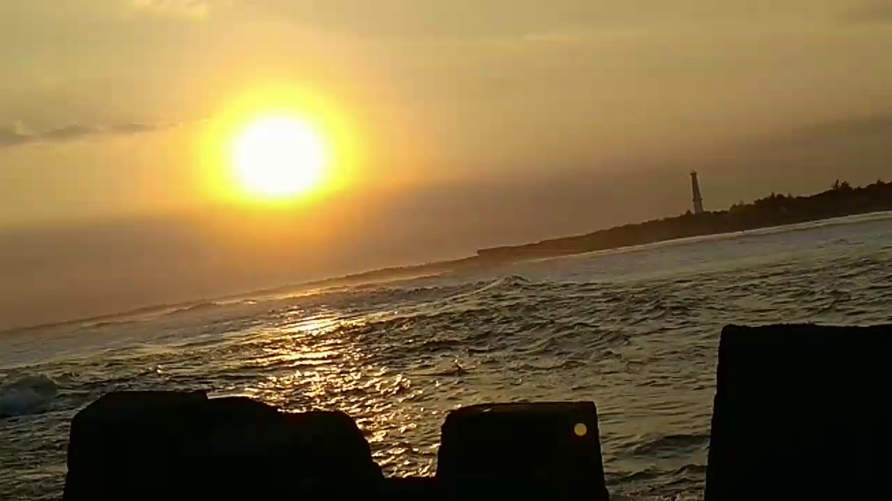 Sunset pantai pancer puger