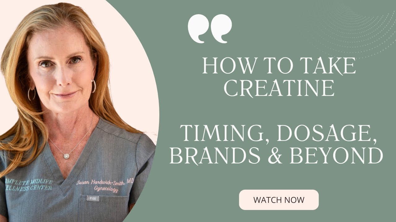 #shortvideo How To Take Creatine - Timing, Dosage and Brands| Dr. Susan #creatine #supplements