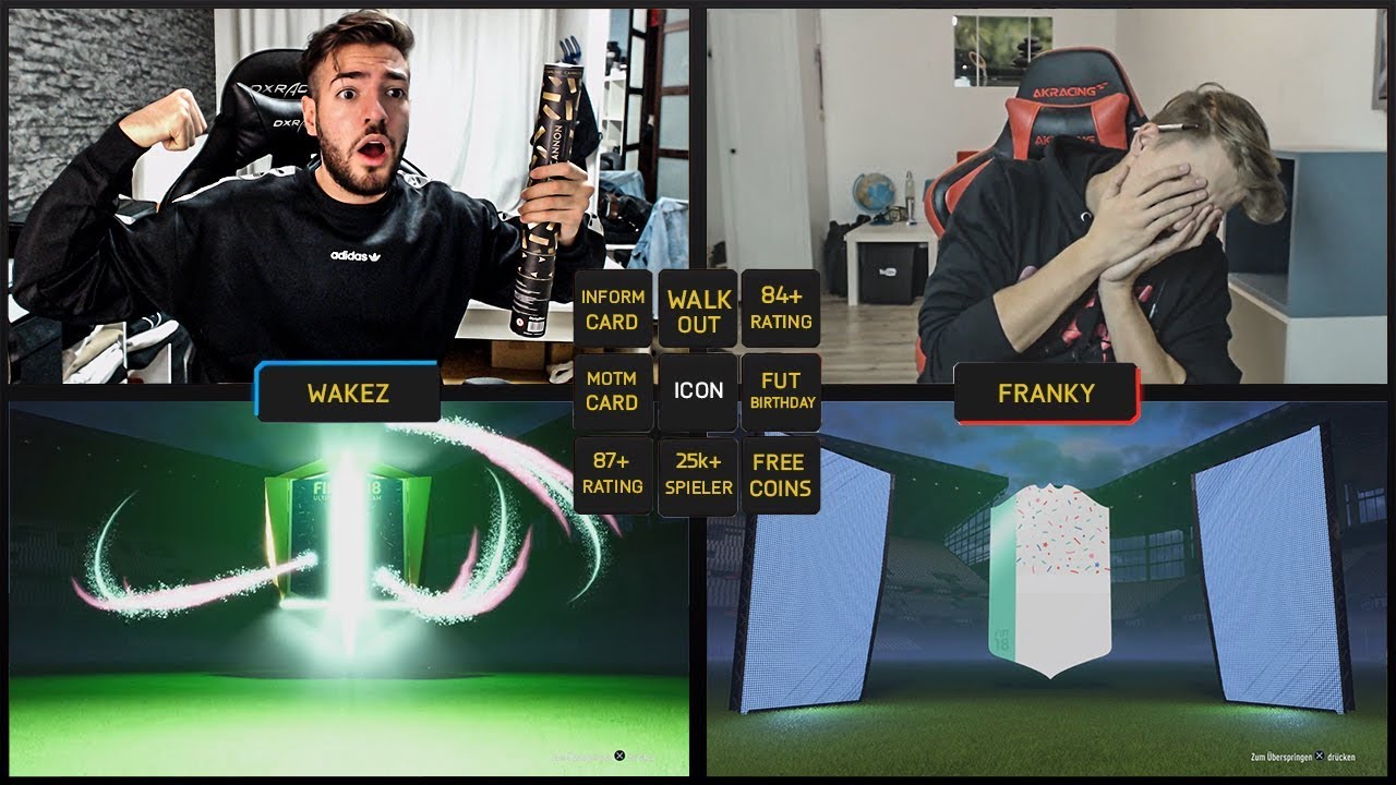 FIFA 18: FUT BIRTHDAY im PACK OPENING BATTLE 🤑😍🔥 FifaGaming vs Wakez Ultimate Team