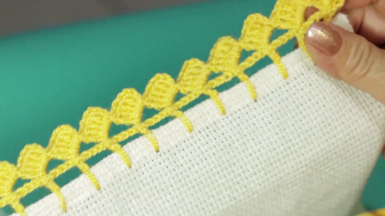 ORILLA FÁCIL A CROCHET || ORILLA O PUNTILLA  PICOS || ORILLA O PUNTILLA CROCHET # 22