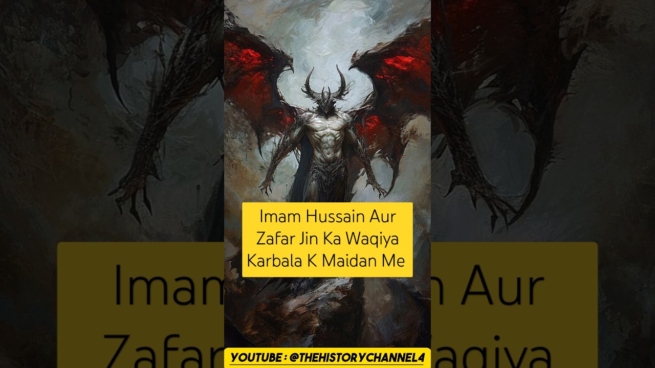 Imam Hussain Aur Zafar Jin Ka Waqiya Karbala Me 💔