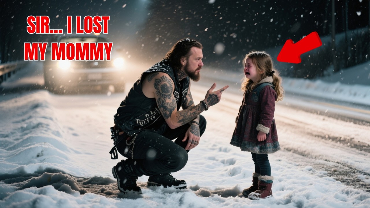 “Sir… I Lost My Mommy,” She Sobbed — What The Hells Angel Did Next Left Everyone In Tears