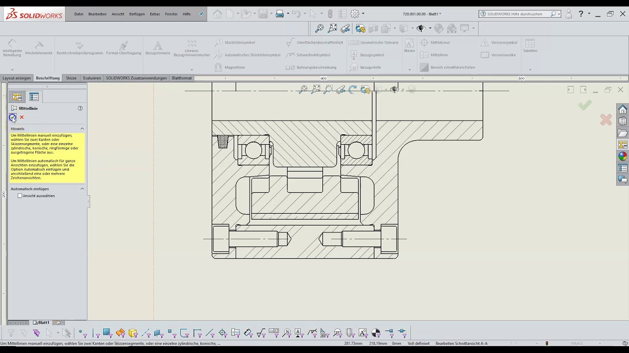 25 - Solidworks - CAD II - Baugruppenzeichnung