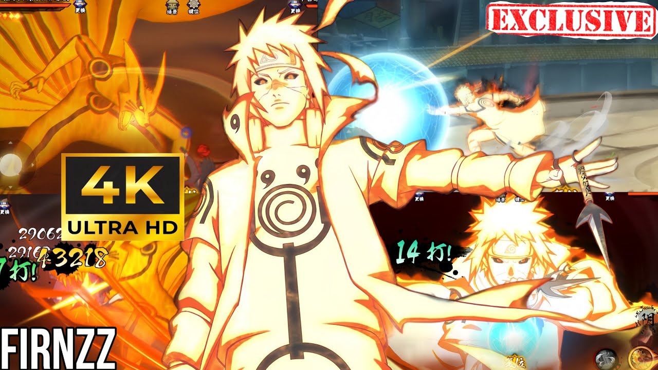 MINATO EDO KURAMA MODE SO CRAZY - NARUTO MOBILE FIGHTER