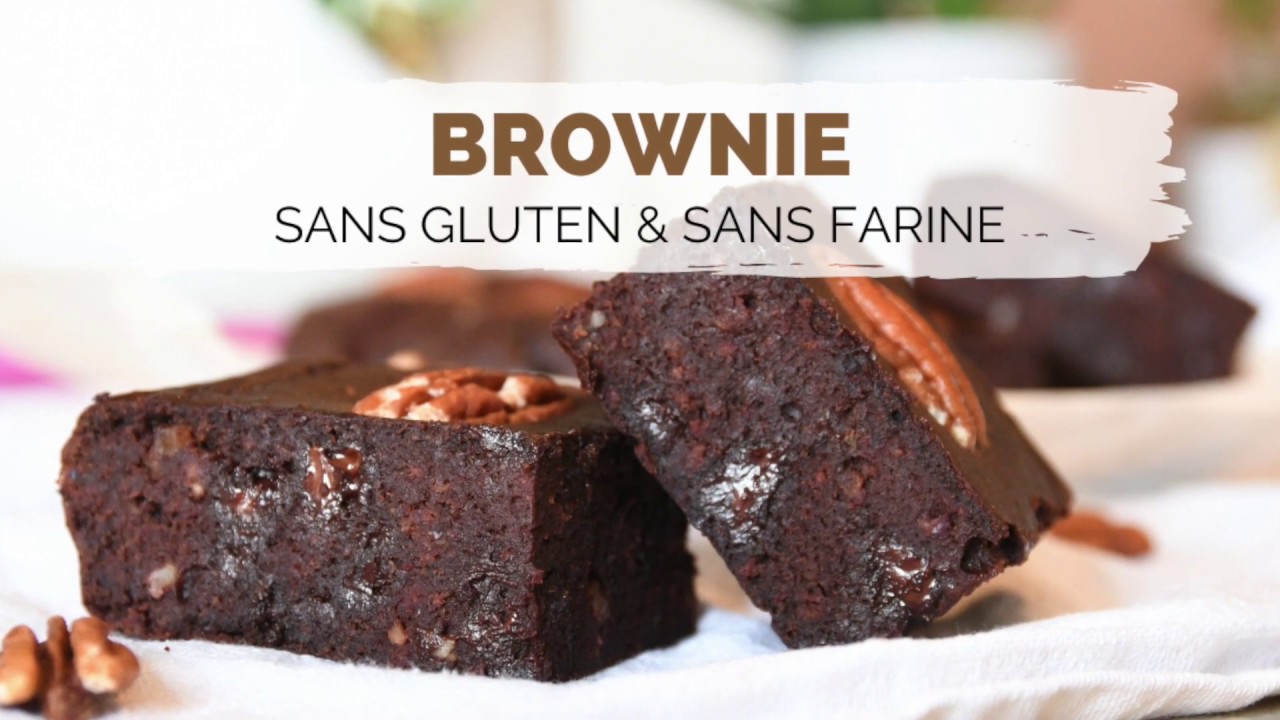 Recette Brownie sans gluten & sans farine