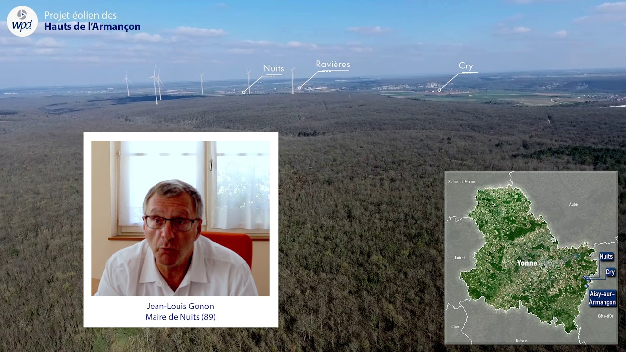 Projet éolien des Hauts de l'Armançon (Yonne)