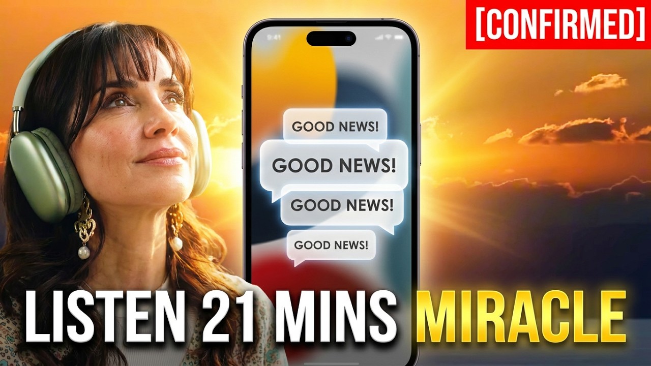 Listen for 21 Minutes Each Morning | Good News Begins Showing Up Back-to-Back!