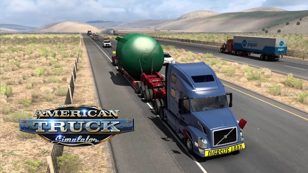 American Truck Simulator Reservoir Tank Giant DLC Special Transport