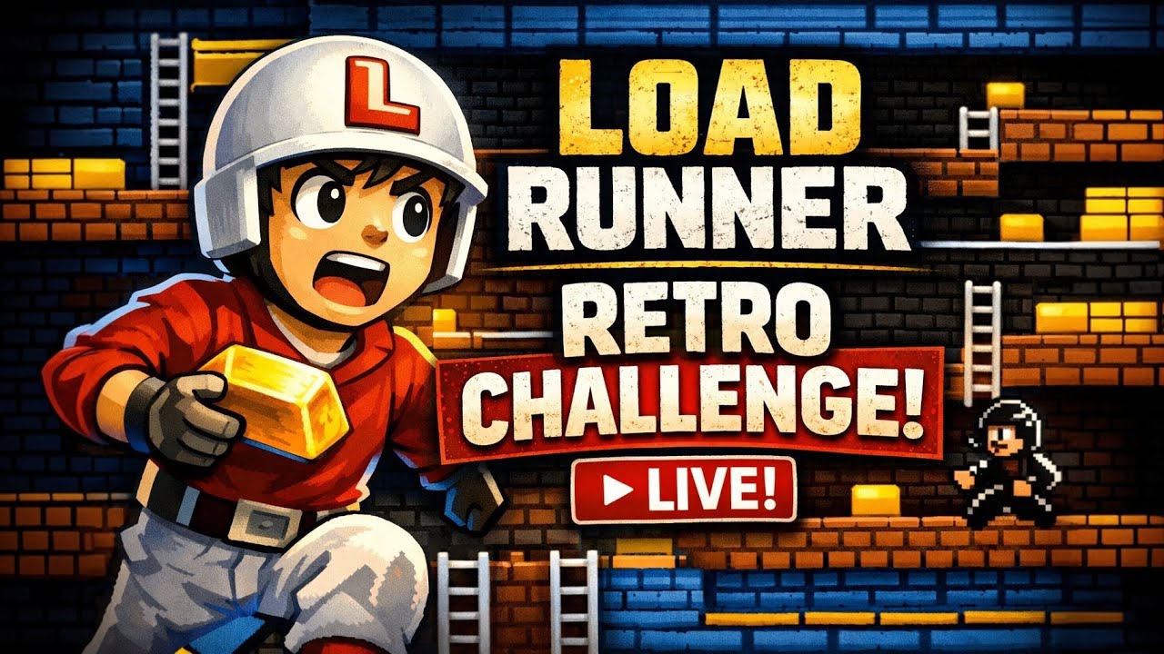 Lode Runner (NES) Live Gameplay | Classic Retro Puzzle Game