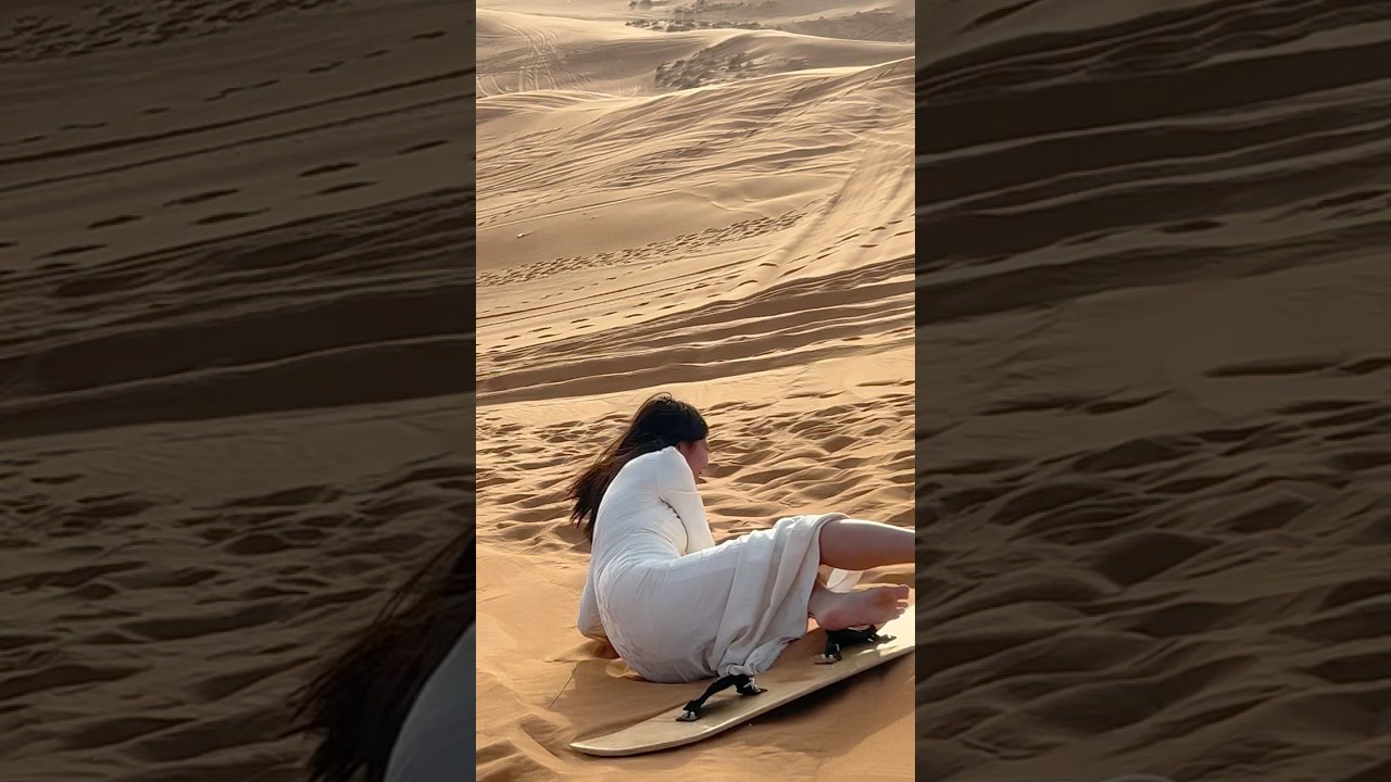 Desert Safari Dubai | Sand Boarding | Red Desert | 