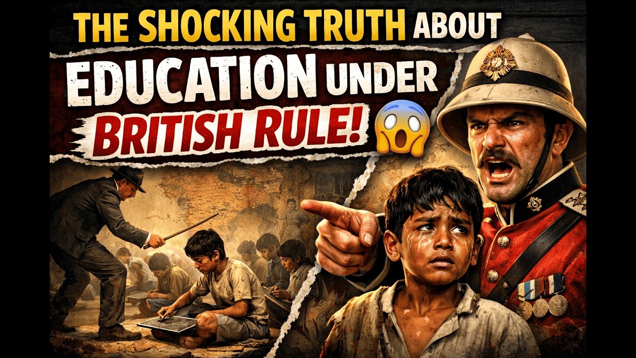 The Shocking Truth About Education Under British Rule 😲📖 #upsccity (Part 1)