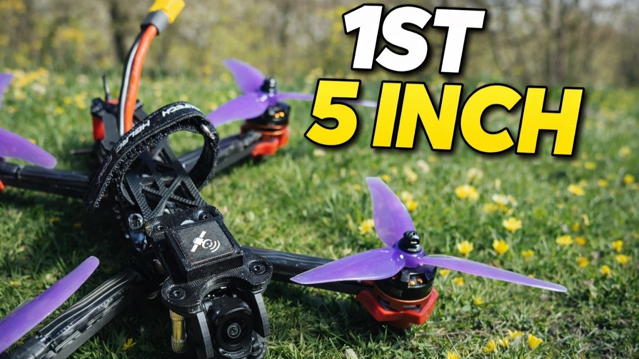My First 5 inch - Maiden flight