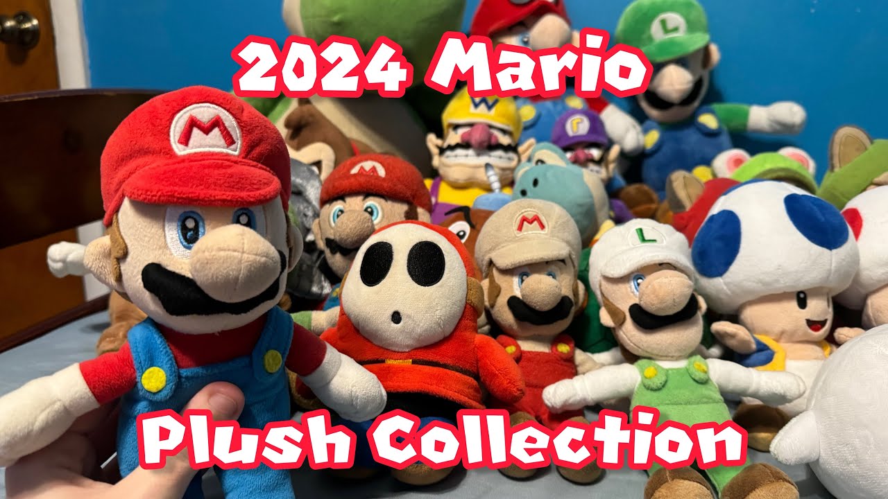 2024 Mario Plush Collection