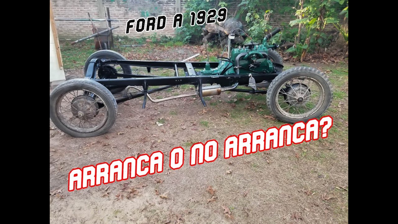 ARRANCANDO  FORD A 1929 DESPUÉS DE MAS DE 20 AÑOS PARADO!/ BOU GARAGE-/