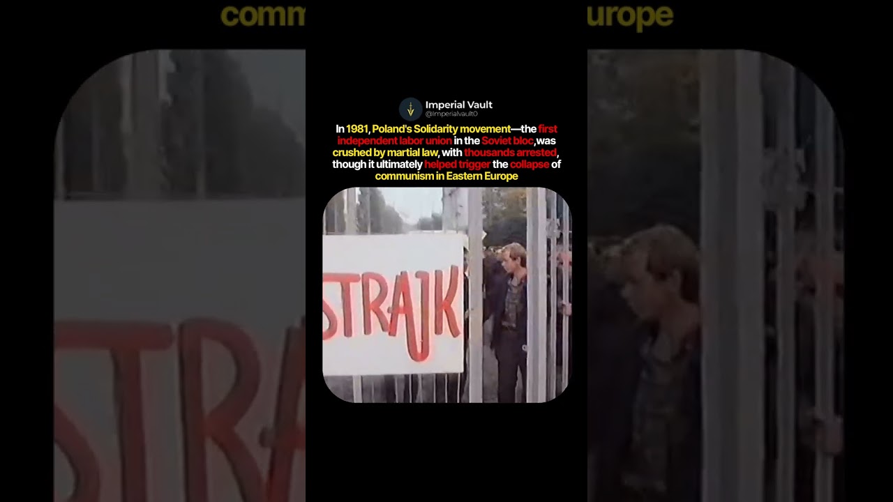 The Movement That Broke the Iron Curtain ✊🇵🇱 #shorts #history