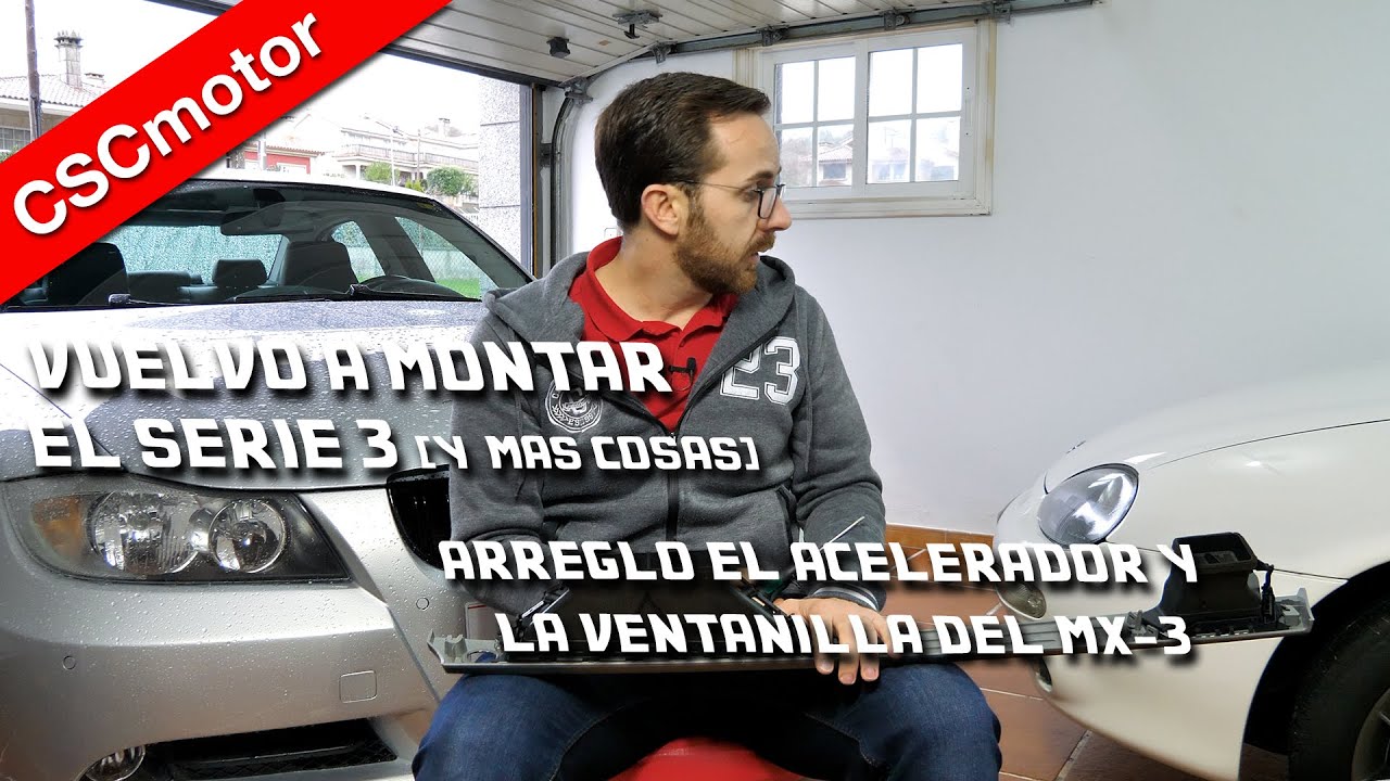 Defensas del BMW E90 y acelerador del Mazda MX-3