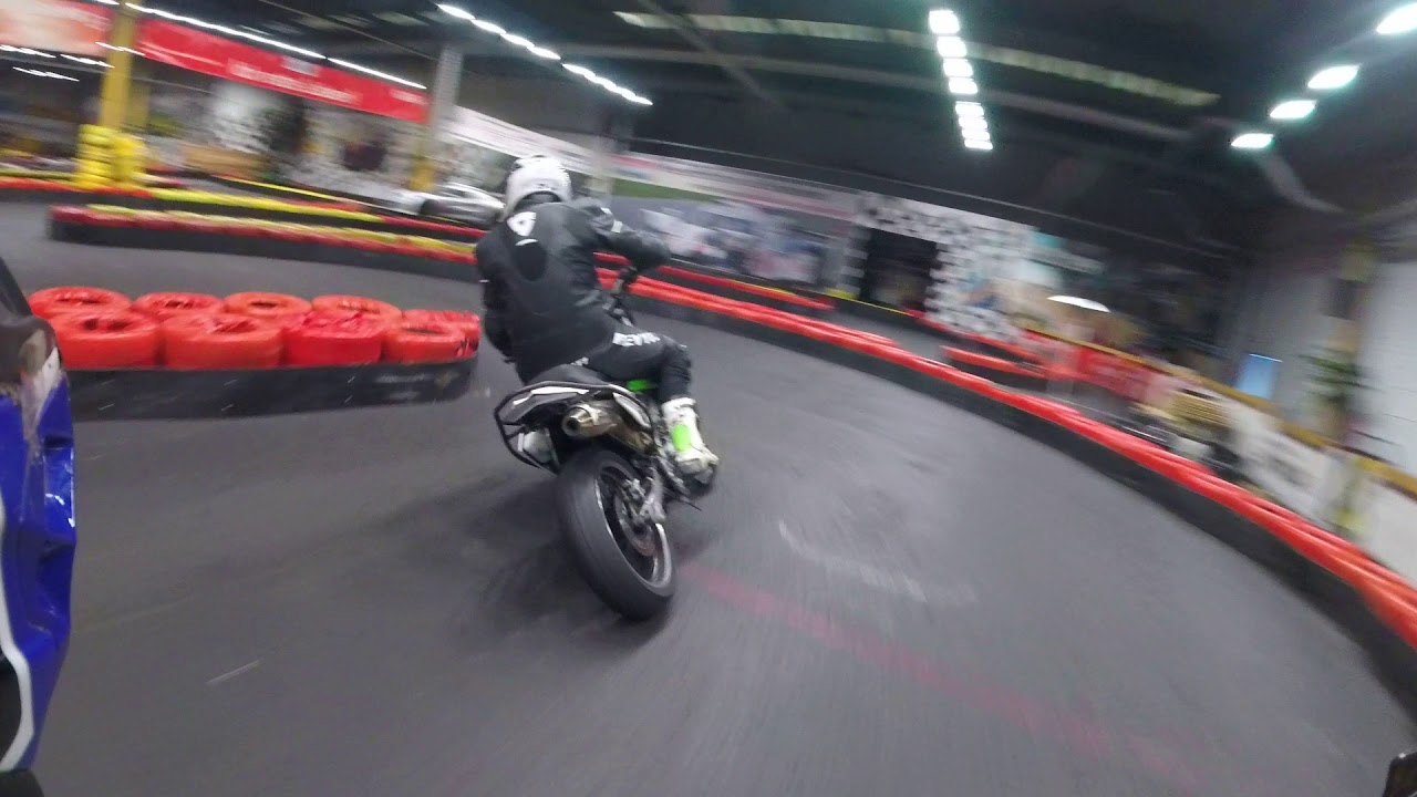 Lothar Schauer Jedermann Supermoto ▶ Kartbahn Gevelsberg - 1. Turn 2. Gruppe - Gopro Hero5 Session