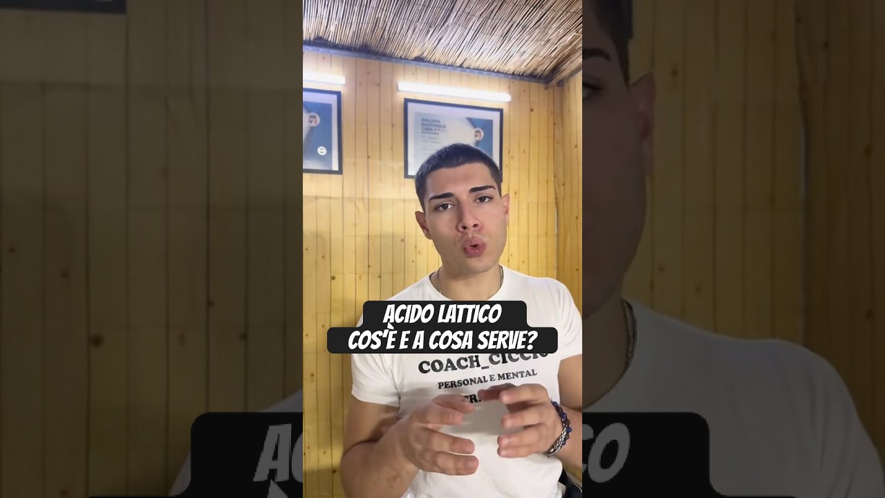 A COSA SERVE L’ ACIDO LATTICO? 