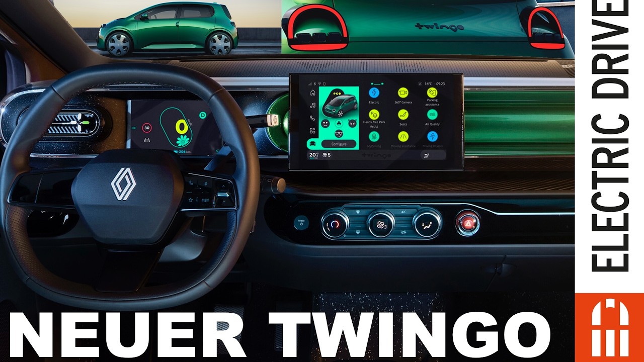 2026 Renault Twingo E-Tech Electric - Blick in den Innenraum | Electric Drive Check
