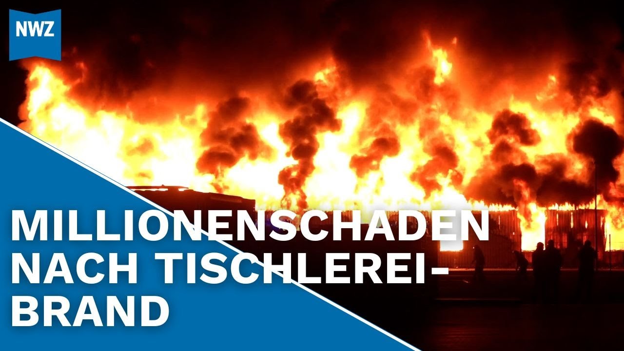 Millionenschaden nach Brand von Tischlerei in Sedelsberg