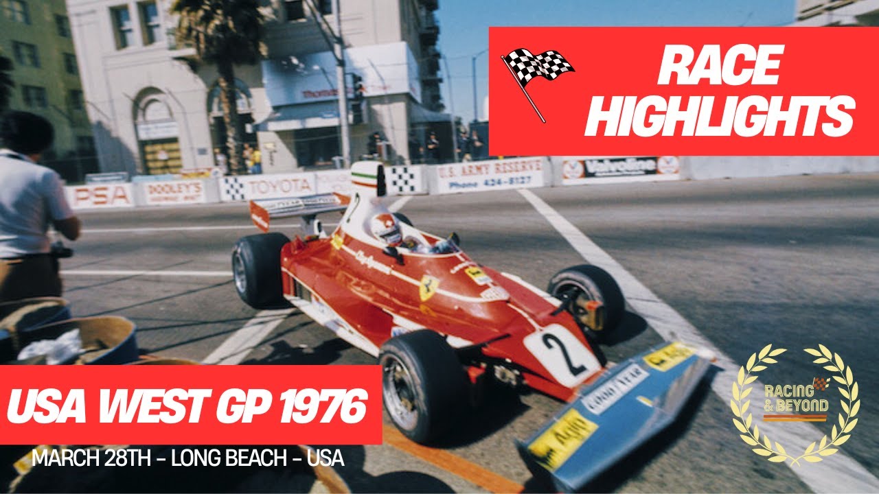 Formula 1 1976 USA West GP - F1 Highlights - Regazzoni Untouchable