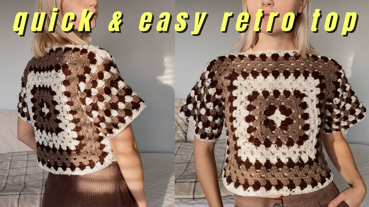 This may be the easiest crochet top I've ever made / beginner crochet tutorial