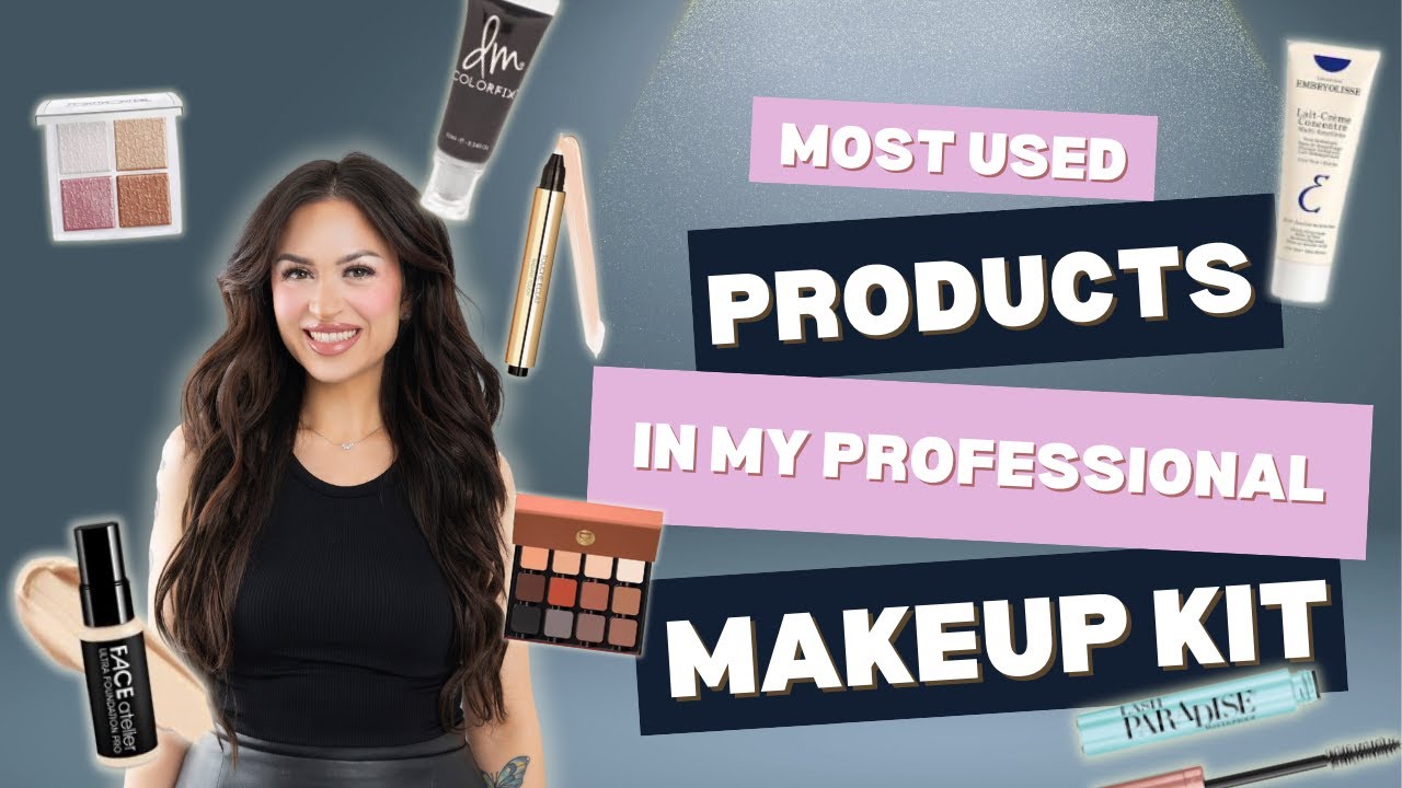 MOST USED PRODUCTS IN MY PRO MAKEUP ARTIST KIT